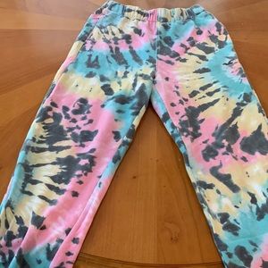 Hollister tye dye sweatpants in XS